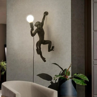 Monkey animal wall sconce decorative LED – front view