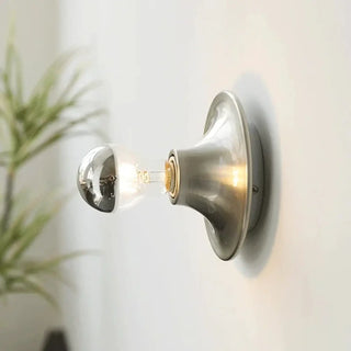 Scandinavian glass wall sconce E27 LED multiple colours modern