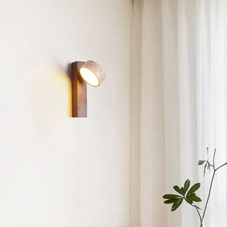 Japanese style marble wall sconce G9 LED 3W gold
