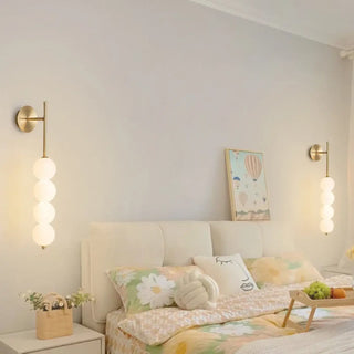 4-ball wall sconce front view – gold G9 12W 2000g IP65