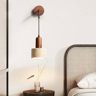 TELIM slender arm wall light luminous sphere bedside
