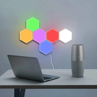TOUCH acrylic wall light warm white and multicolor LED