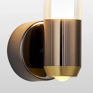 Dual light headboard wall sconce G4 LED close-up white