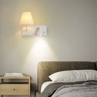 Dual adjustable wall sconce E27 3W+5W close-up detail