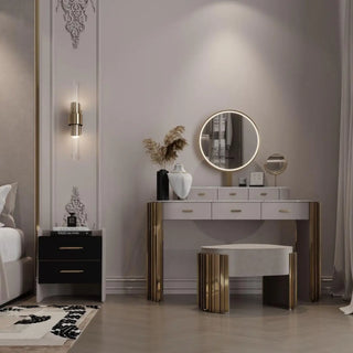 TUBY glass tube wall sconce minimalist gold detail