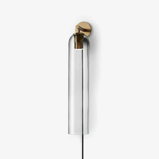 Art Deco glass wall sconce G9 LED dimmable multiple colours