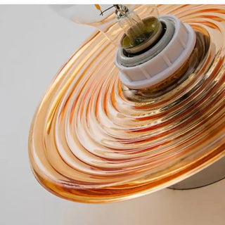 Coloured glass ball wall light E27 LED blue modern designer