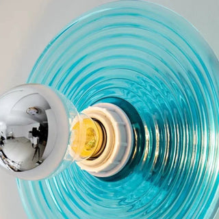 Glass ball wall sconce blue orange white E27 LED modern