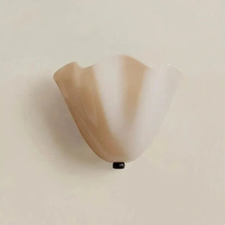 Beige shell wall sconce dimmable – IP65 vintage design