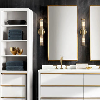 Artisan murano glass wall light gold – luxury art deco design