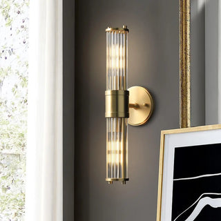 Gold murano glass wall sconce – handcrafted luxury art deco detail
