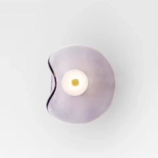 Smoked glass wall light brown – E27 LED organic 25×25cm