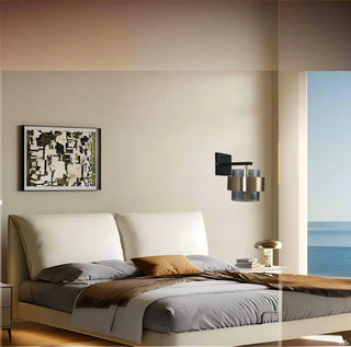 VELAI luxury brass glass wall sconce elegant