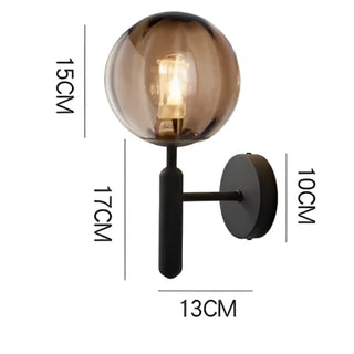 Soutore modern wall light top view