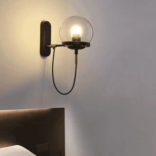 WALL glass wall sconce bright contemporary living room