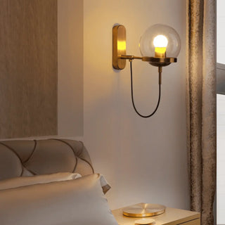 WALL transparent wall sconce modern ambient glow