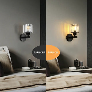Clear globe wall sconce side view silver aluminum