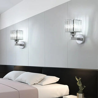 Transparent wall light close-up glass E27 3000K