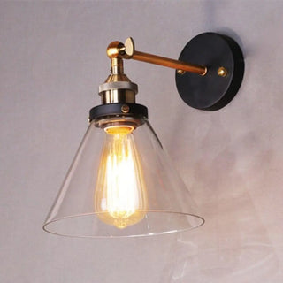 VINTA vintage glass wall sconce classic brass style