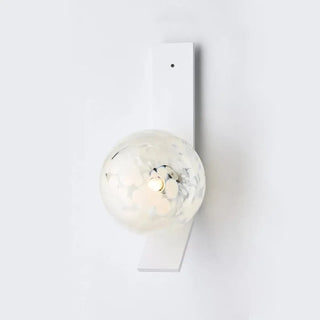 Gold blown glass globe wall sconce – G4 3 lights S/M/L sizes
