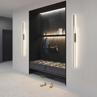 Black vertical wall sconce M size 120cm – LED 14W dimmable IP20