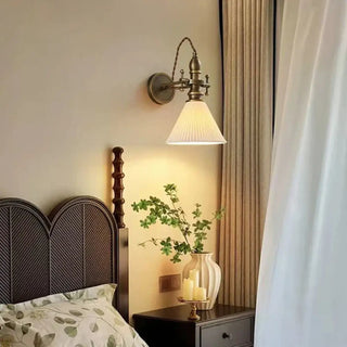 TRORE glass brass wall sconce timeless elegance