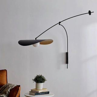 XL black wall sconce aluminum detail surface finish