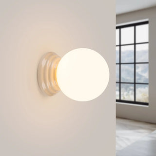 Modern Enamel Wall Sconce – Designer Wall Light With Bright Uniform Illumination