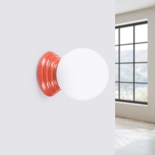 Modern Enamel Wall Sconce – Designer Wall Light With Bright Uniform Illumination