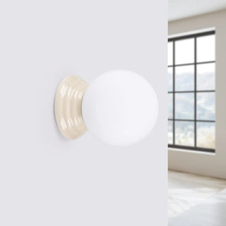 Modern Enamel Wall Sconce – Designer Wall Light With Bright Uniform Illumination
