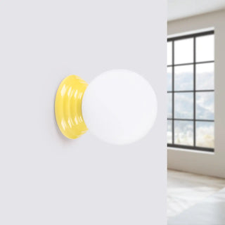 Modern Enamel Wall Sconce – Designer Wall Light With Bright Uniform Illumination