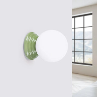Modern Enamel Wall Sconce – Designer Wall Light With Bright Uniform Illumination