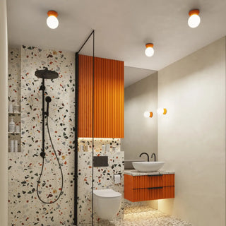 ZORI enamel wall light close-up elegant