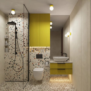 Modern Enamel Wall Sconce – Designer Wall Light With Bright Uniform Illumination