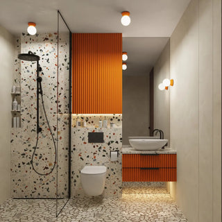 Modern Enamel Wall Sconce – Designer Wall Light With Bright Uniform Illumination