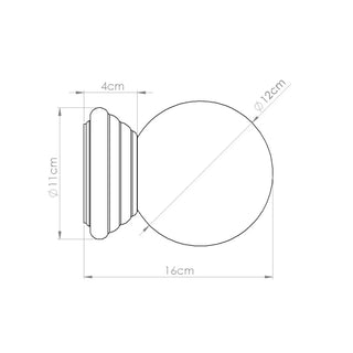 Bright enamel designer modern wall sconce ambient — uniform
