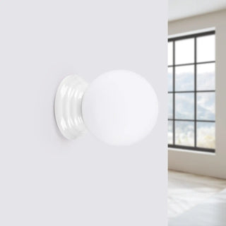 Modern Enamel Wall Sconce – Designer Wall Light With Bright Uniform Illumination