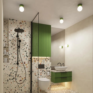 ZORI modern wall sconce enamel installed