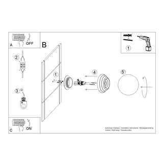 Modern designer enamel bright uniform wall lamp — sconce