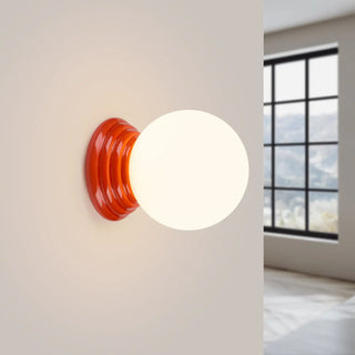 Modern Enamel Wall Sconce – Designer Wall Light With Bright Uniform Illumination