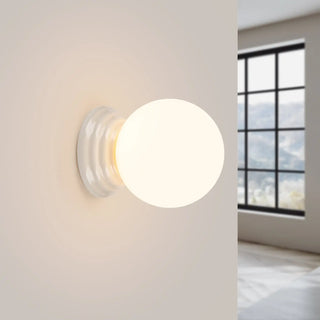 Modern Enamel Wall Sconce – Designer Wall Light With Bright Uniform Illumination