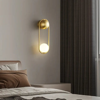 Black aluminum wall lamp G4 LED 45cm detail