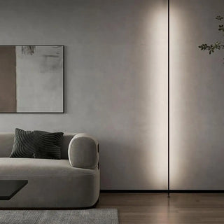 Ultra-long aluminum LED wall sconce black 200cm G4