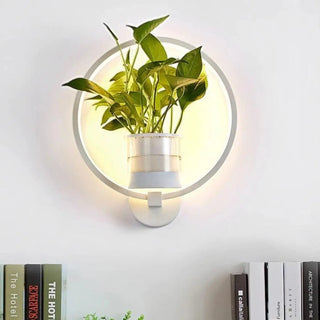Natural style LED wall sconce G4 22W – white 15×38cm modern
