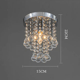 Modern Chandelier – Crystal Flower LED Lighting With Warm Ambiance | Gold Finish