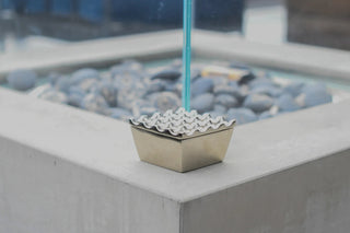 chrome ashtray windproof stainless steel detachable lid outdoor use angle view