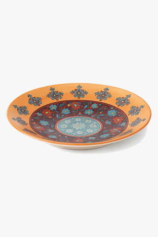 bohemian ceramic dinner plate