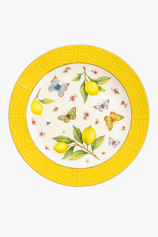 lemon-motif ceramic carafe
