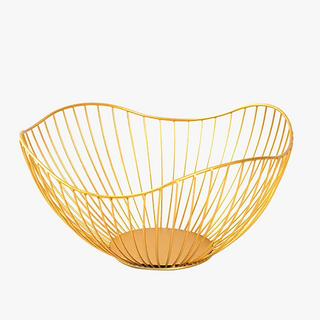 Modern metal fruit platter