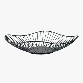 Modern metal fruit platter